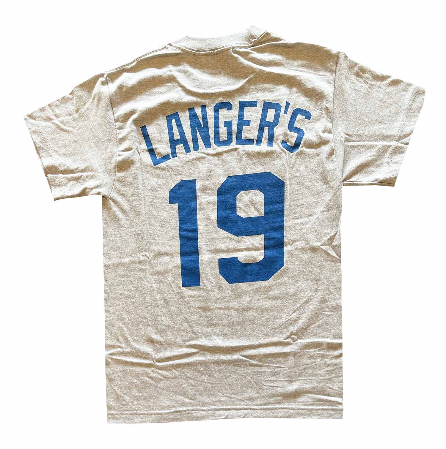 Langer's Dodgers-Style #19 Shirt